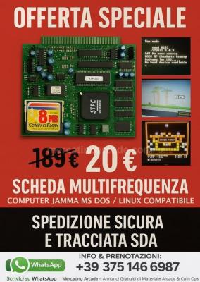 Scheda JAMMA DOS/LINUX COMPUTER PC X86 CABINATI RETRO GAMING