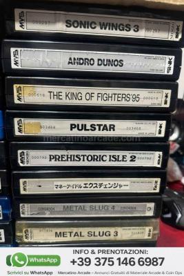 🔥 STOCK 8 CARTUCCE MVS NEO GEO –  TESTATE E FUNZIONANTI