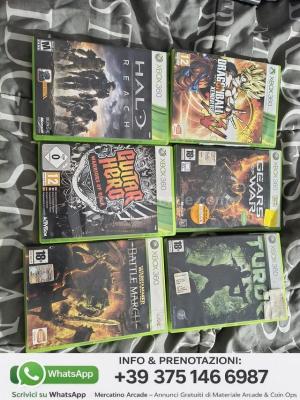 Lotto 6 Giochi Xbox 360 Originali – Halo, Dragon Ball, Gears of War – 49€ Spediti