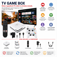 Console Retro Gaming TV Box 60.000 Giochi – 2 Controller Wireless
