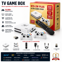 Console Retro Gaming TV Box 60.000 Giochi – 2 Controller Wireless