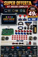 SUPER OFFERTA Kit Arcade Completo 49€ - Monitor 4:3, Joystick, Pulsanti, Scheda - Spedizione Inclusa