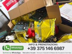 IN REGALO: SGOMBERO 10 COLLI DI MATERIALE ARCADE VIDEOGIOCHI DISMESSO