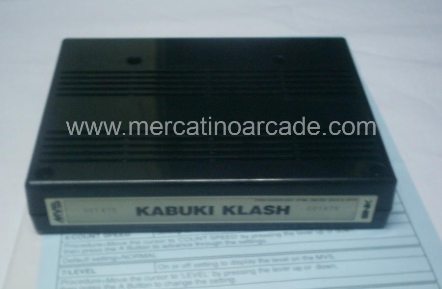 Kabuki Klash – Cartuccia Neo Geo MVS JAMMA SNK per Cabinato Arcade