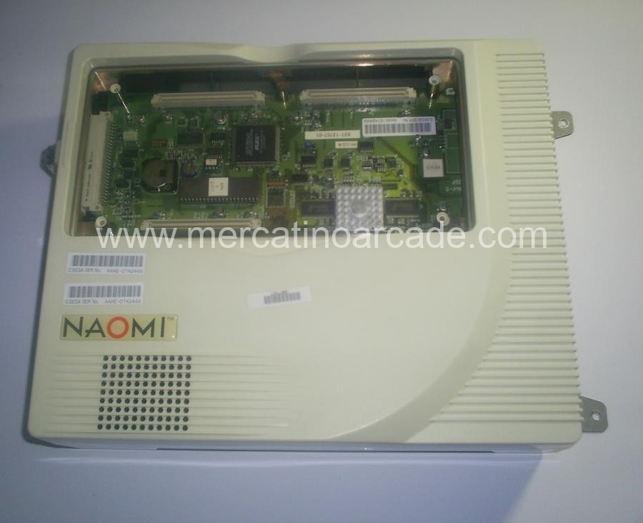 Base Sega Naomi Arcade – Console Cartridge White per Cabinato Arcade Testata e Funzionante